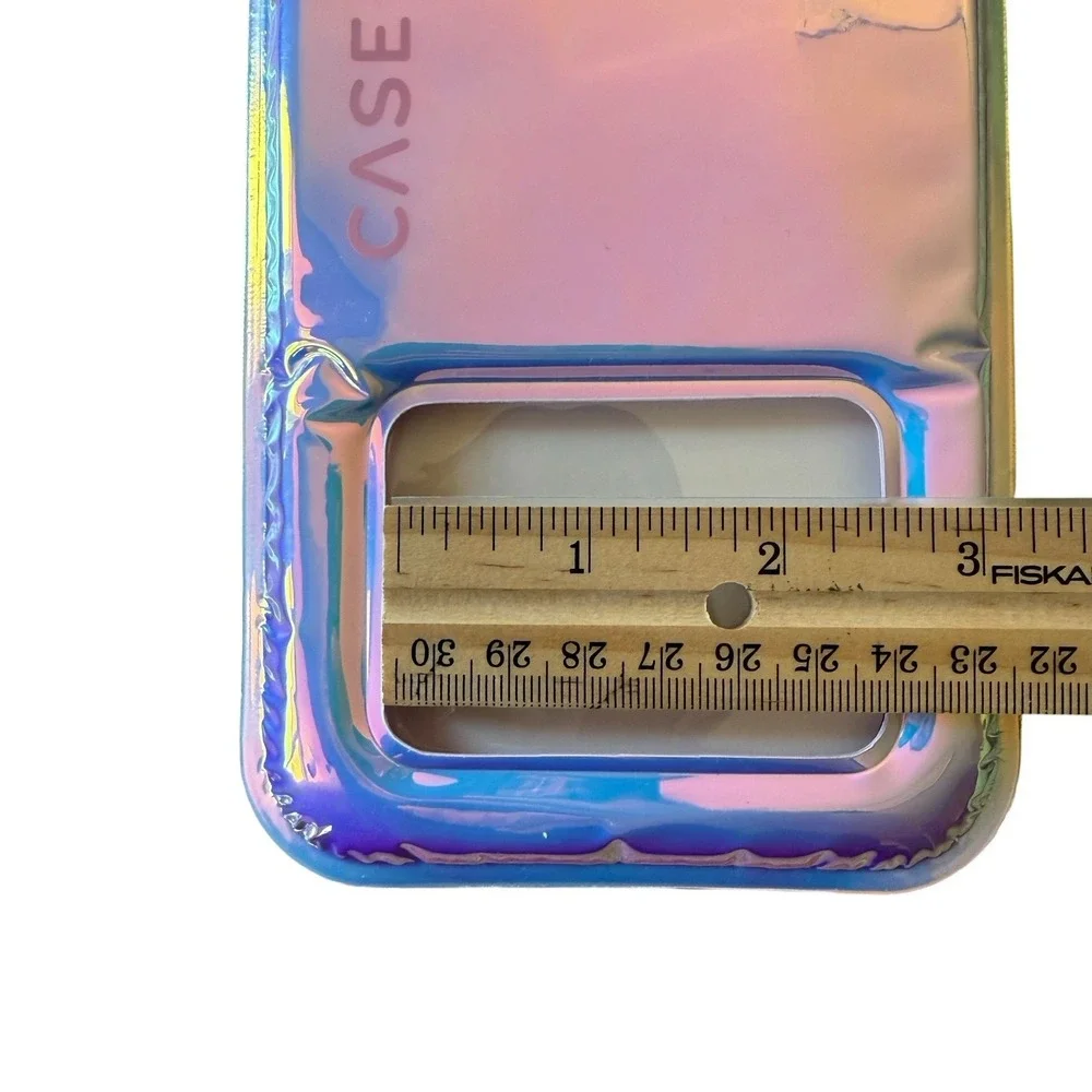 CASE-MATE Soap Bubble Waterproof Floating Phone Pouch Lanyard Iridescent